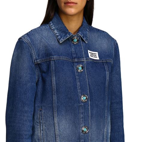 burberry womens denim jacket|Burberry denim jacket women.